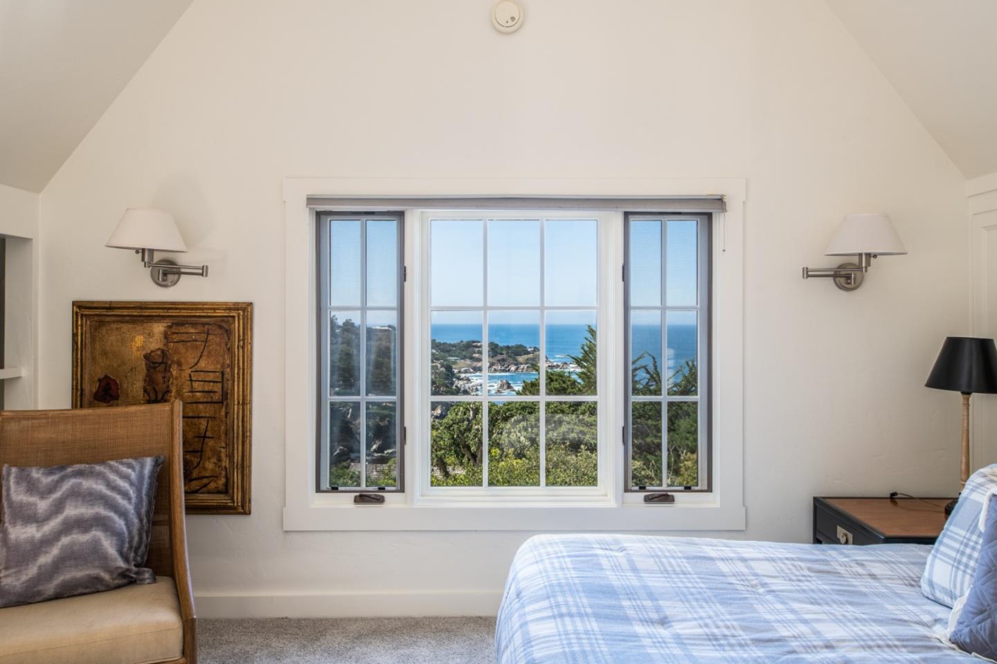 112 Pine Way Carmel Highlands, CA 93923 - Photo 29 of 33 a living room with a couch and a large window
