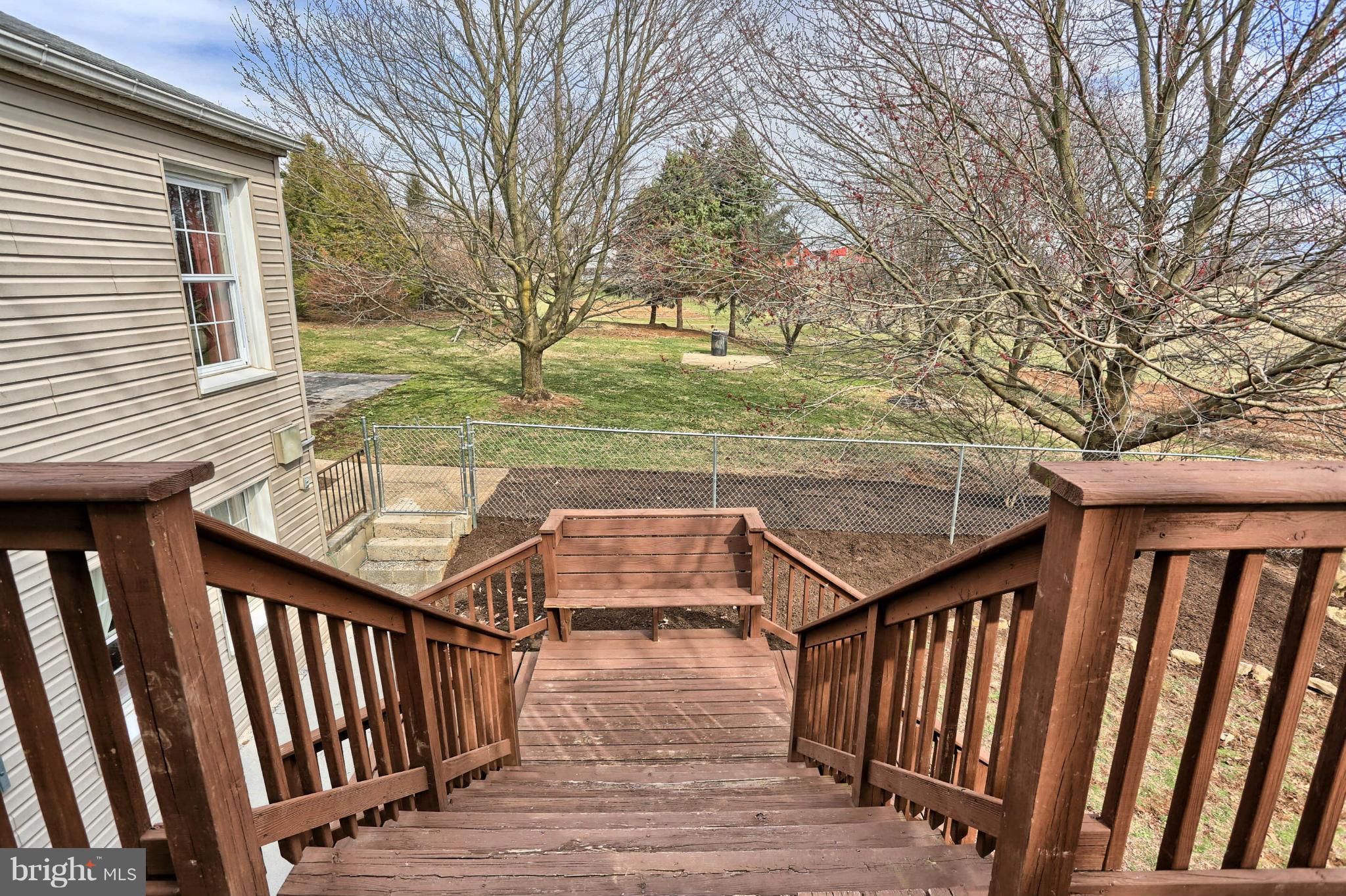 6120 Marsh Road Waynesboro, PA 17268 - Photo 9 of 27 Deck/Steps w/ Bench