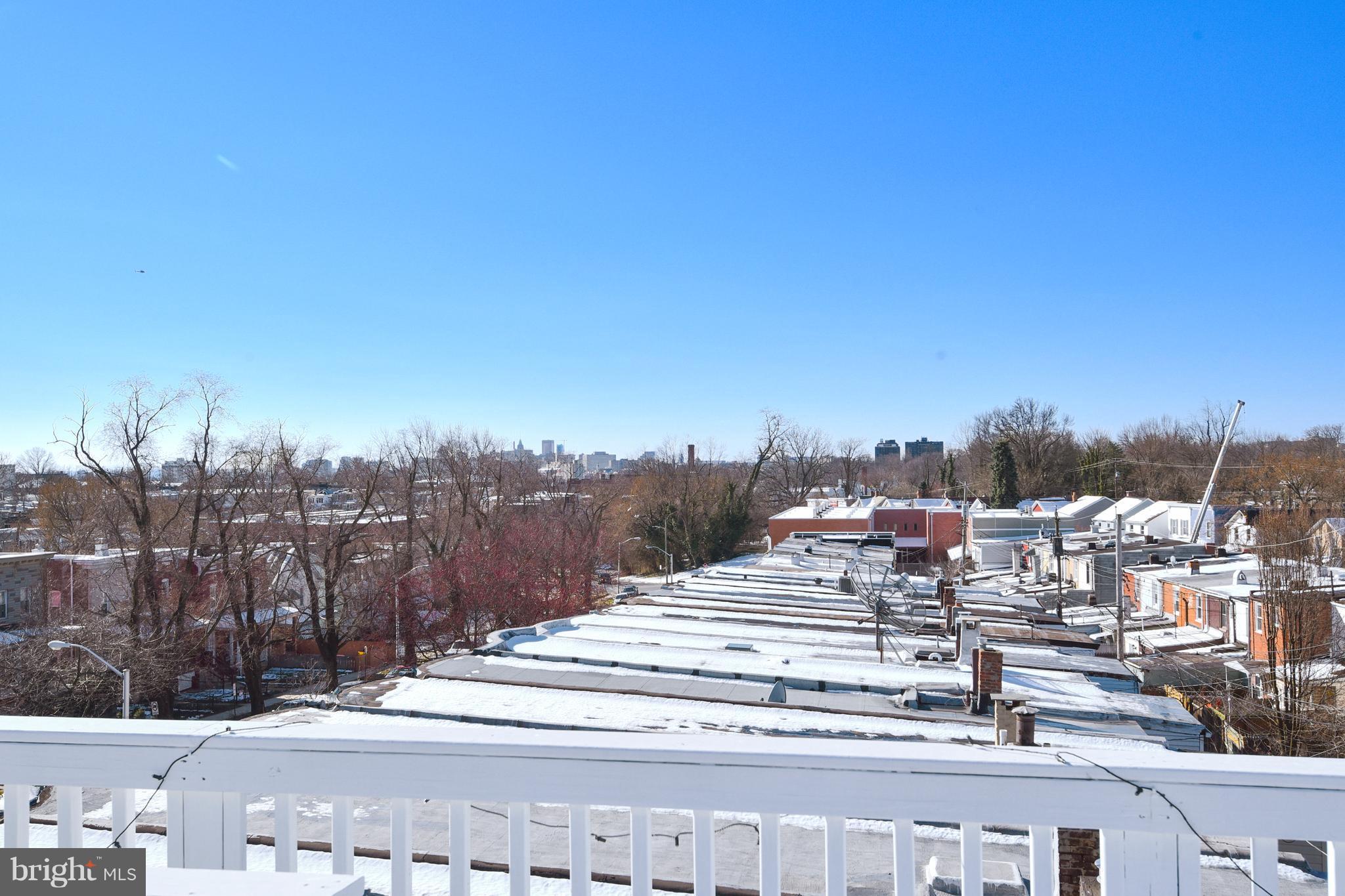 3524 Roland Avenue Baltimore, MD 21211 - Photo 18 of 30 View of downtown from roof deck