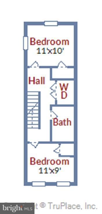 3524 Roland Avenue Baltimore, MD 21211 - Photo 28 of 30 Upper 1 floor plan