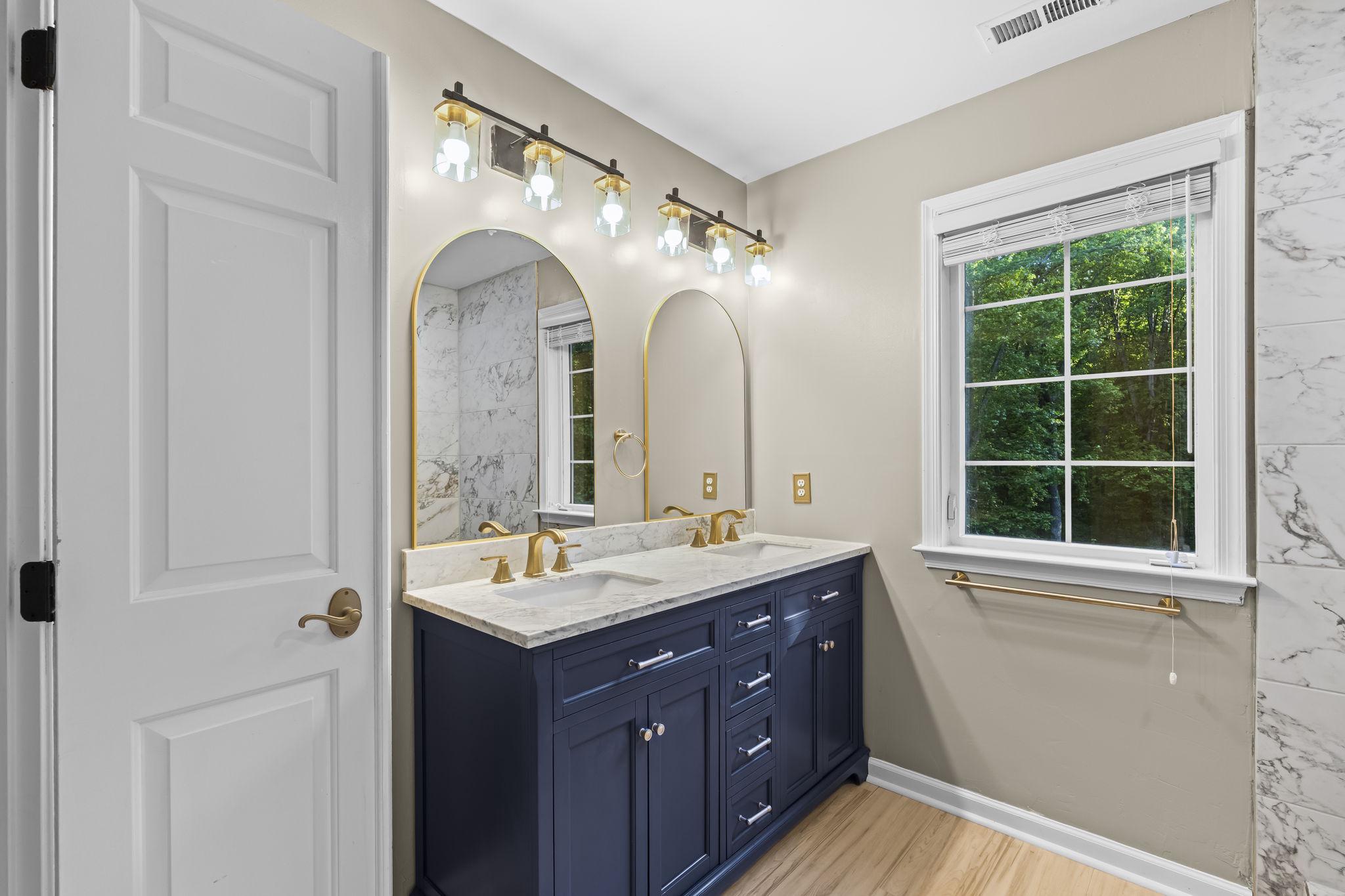 210 Walnut Creek Road Huntingtown, MD 20639 - Photo 21 of 47 Updated primary bathroom