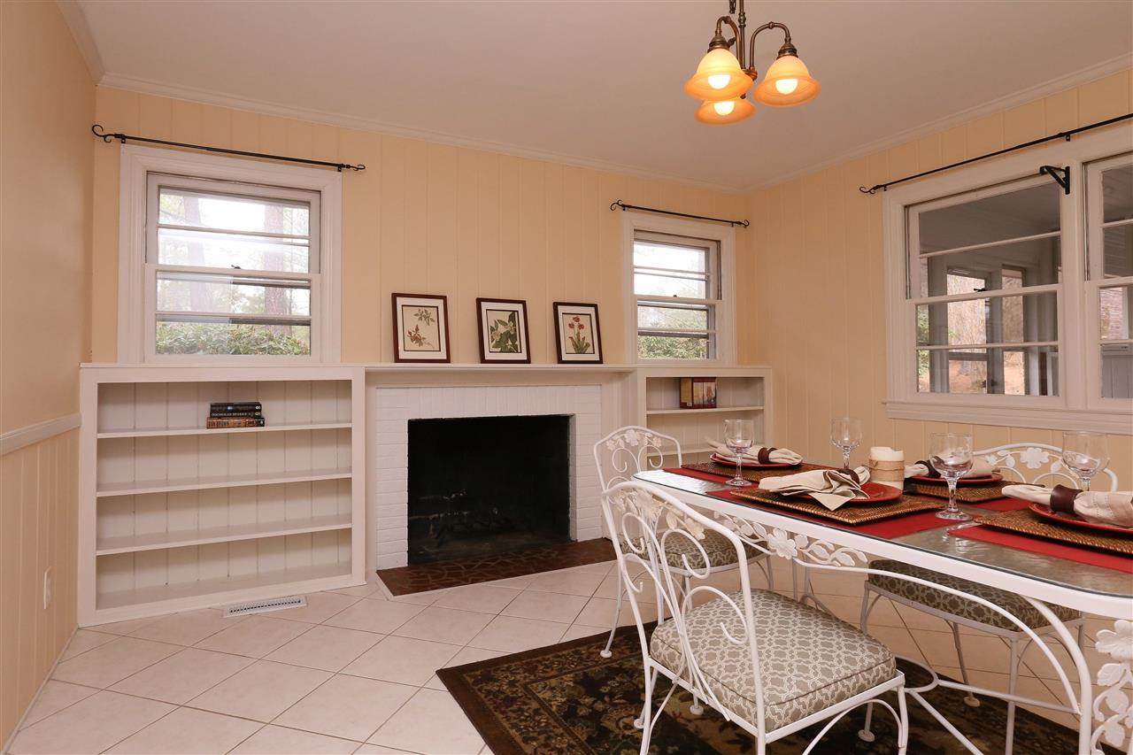 865 Barber Road Southern Pines, NC 28387 - Photo 6 of 24 Kitchen/Dining with Fireplace