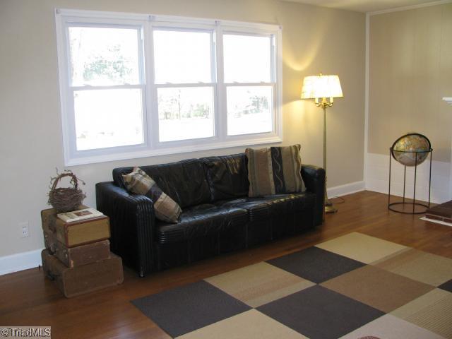 Exterior Front. Large Living Room with new windows-energy efficient!
