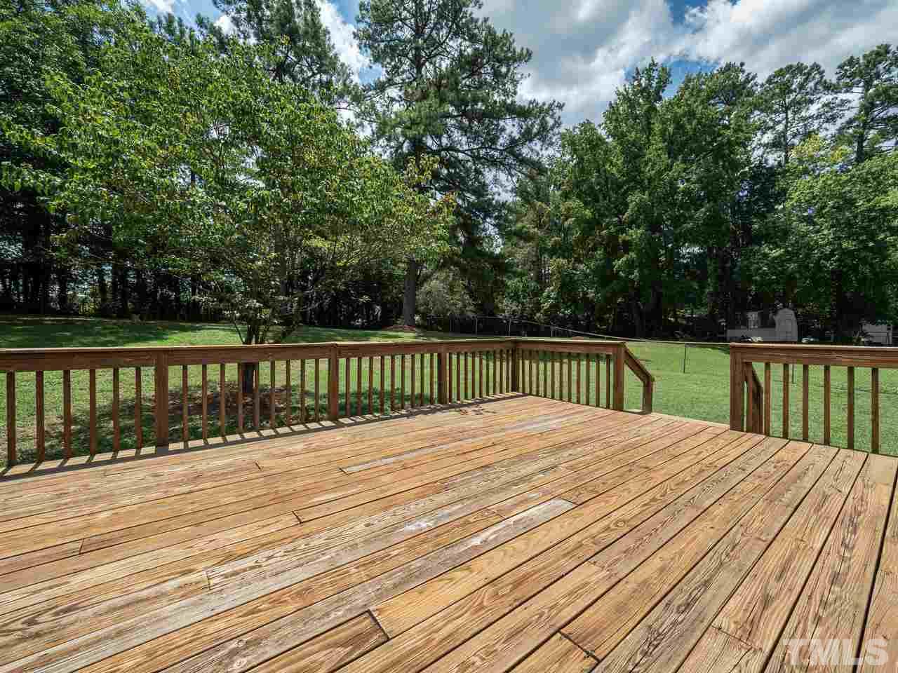 3308 Apache Drive Raleigh, NC 27609 - Photo 25 of 29 a view of wooden deck