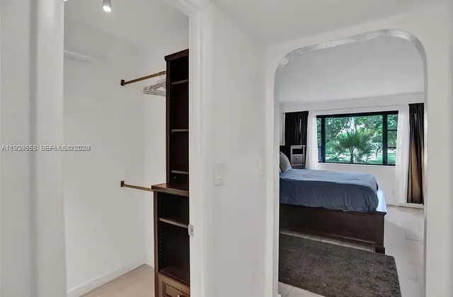 a view of walk in closet