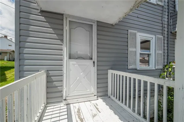 a view of a house with a porch