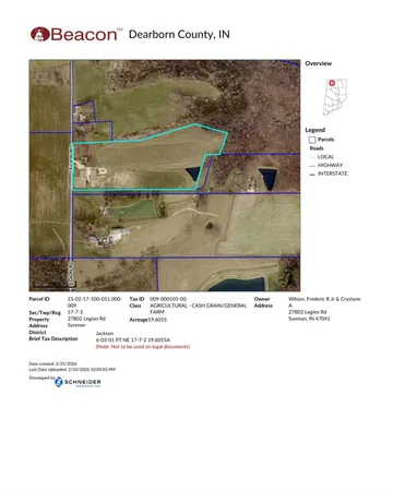 $836,000 | 27802 Legion Road, Sunman, IN 47041