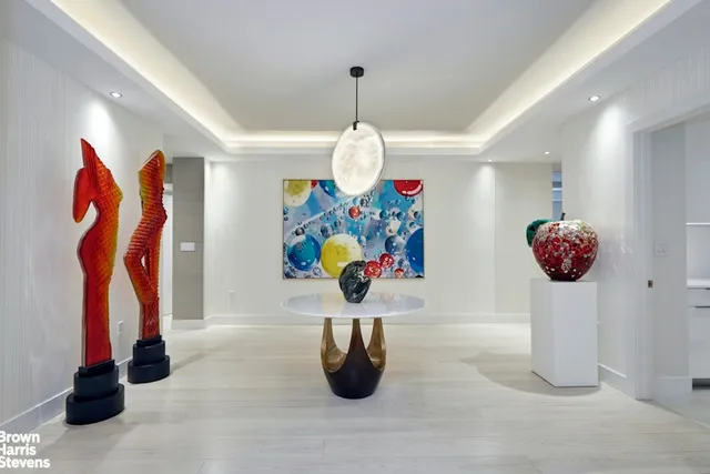 a picture of a bathroom with a picture of a wall