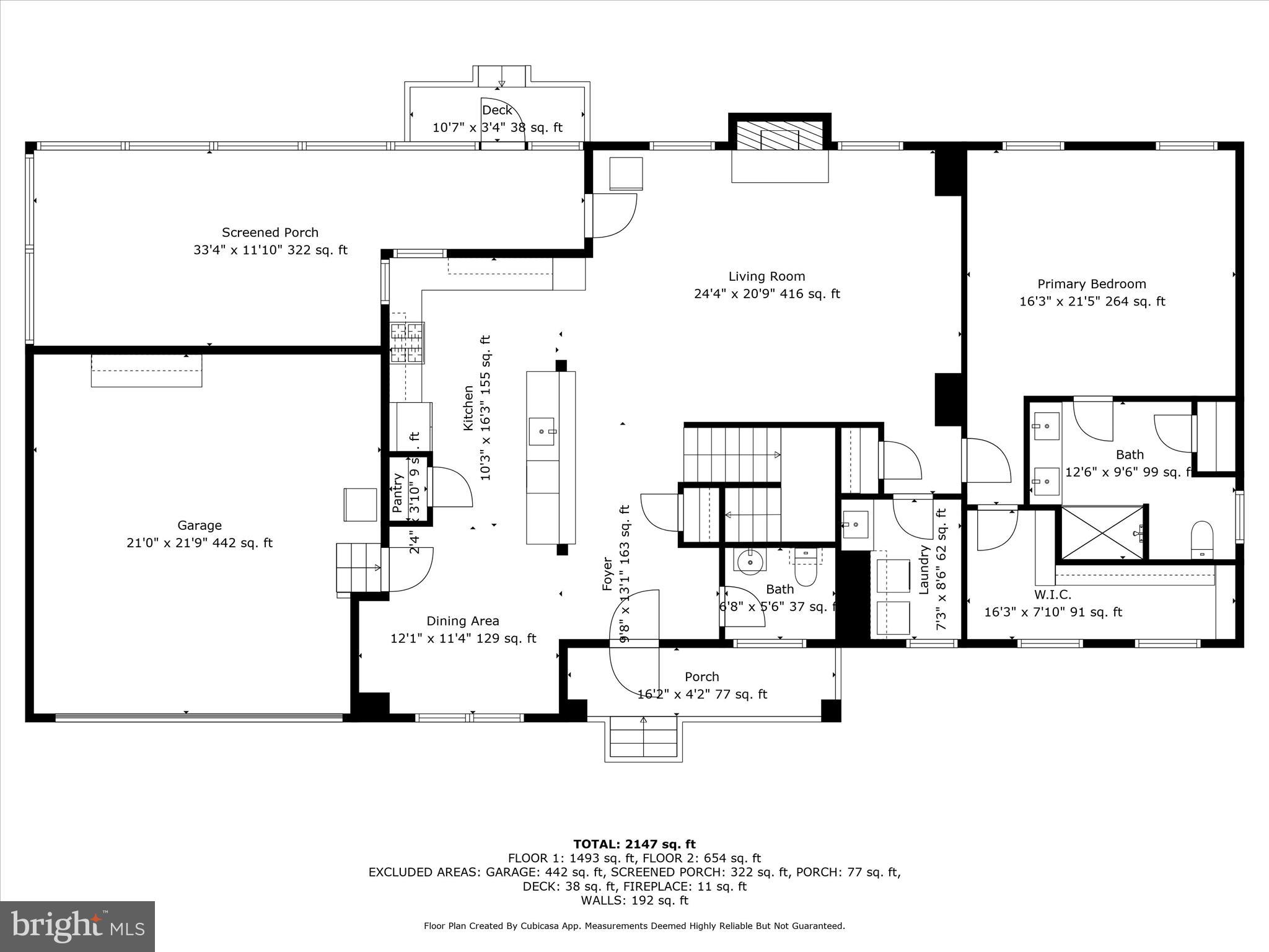 303 Valley Road Milton, DE 19968 - Photo 70 of 72 Main Level Floor Plan