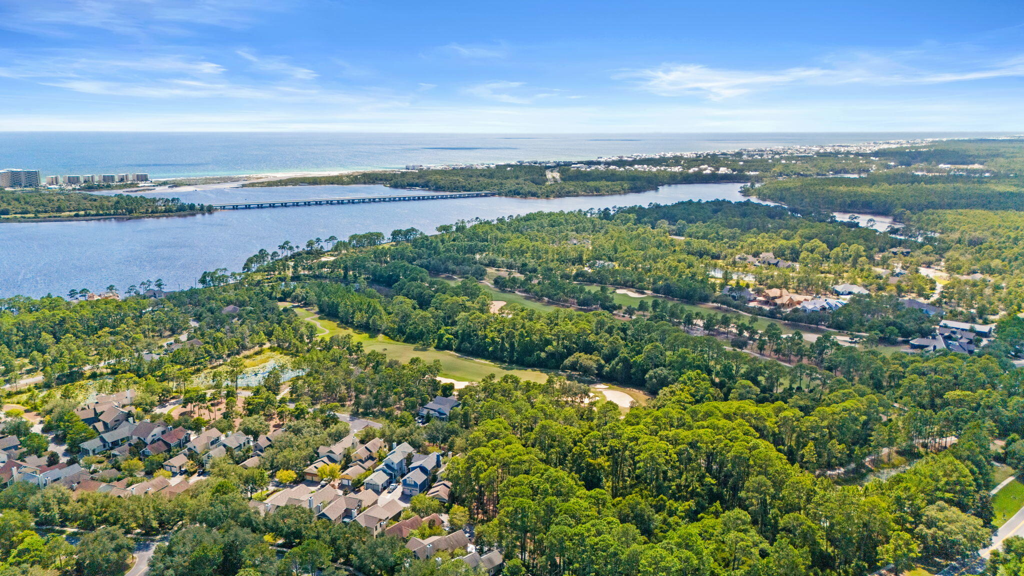 1112 Prospect Promenade, Unit 201 Panama City Beach, FL 32413 - Photo 43 of 43 a view of a lake with a city