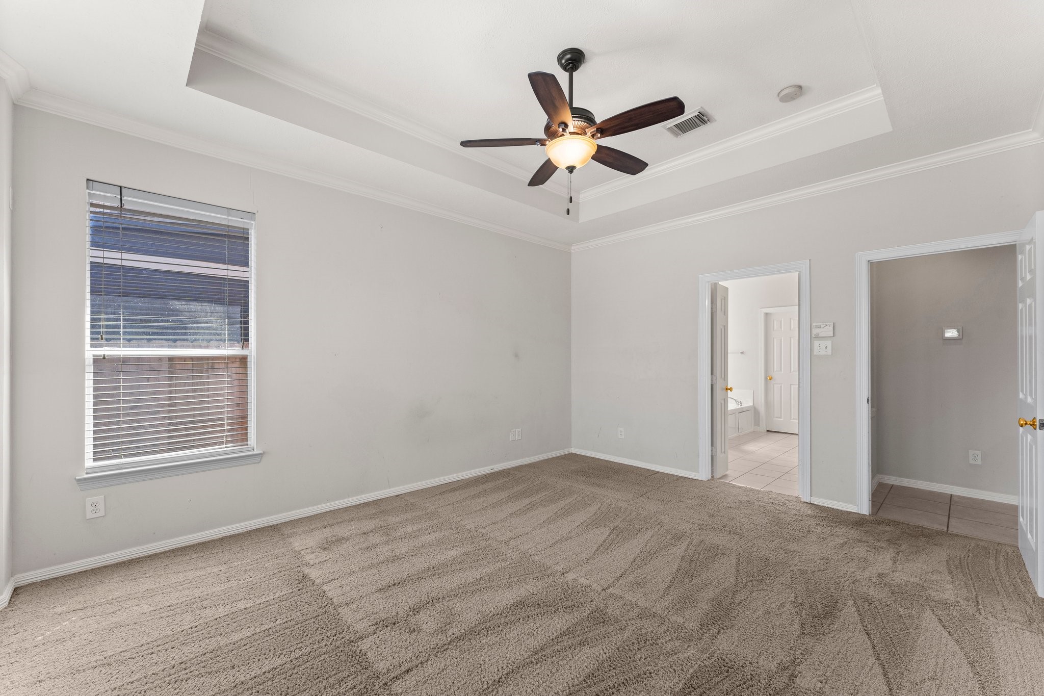 25814 Clear Springs Way Spring, TX 77373 - Photo 27 of 48 a view of a livingroom with a ceiling fan and window