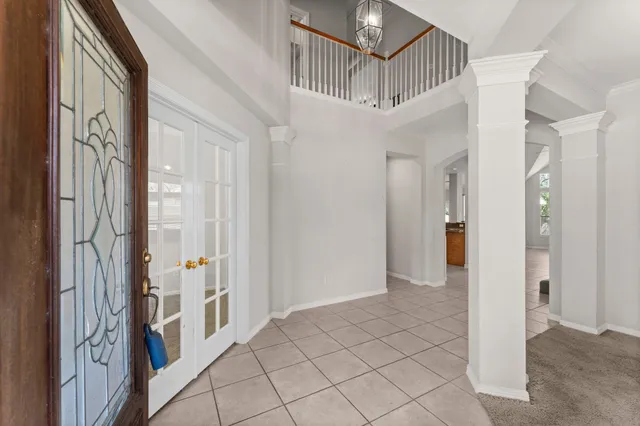 a view of front door