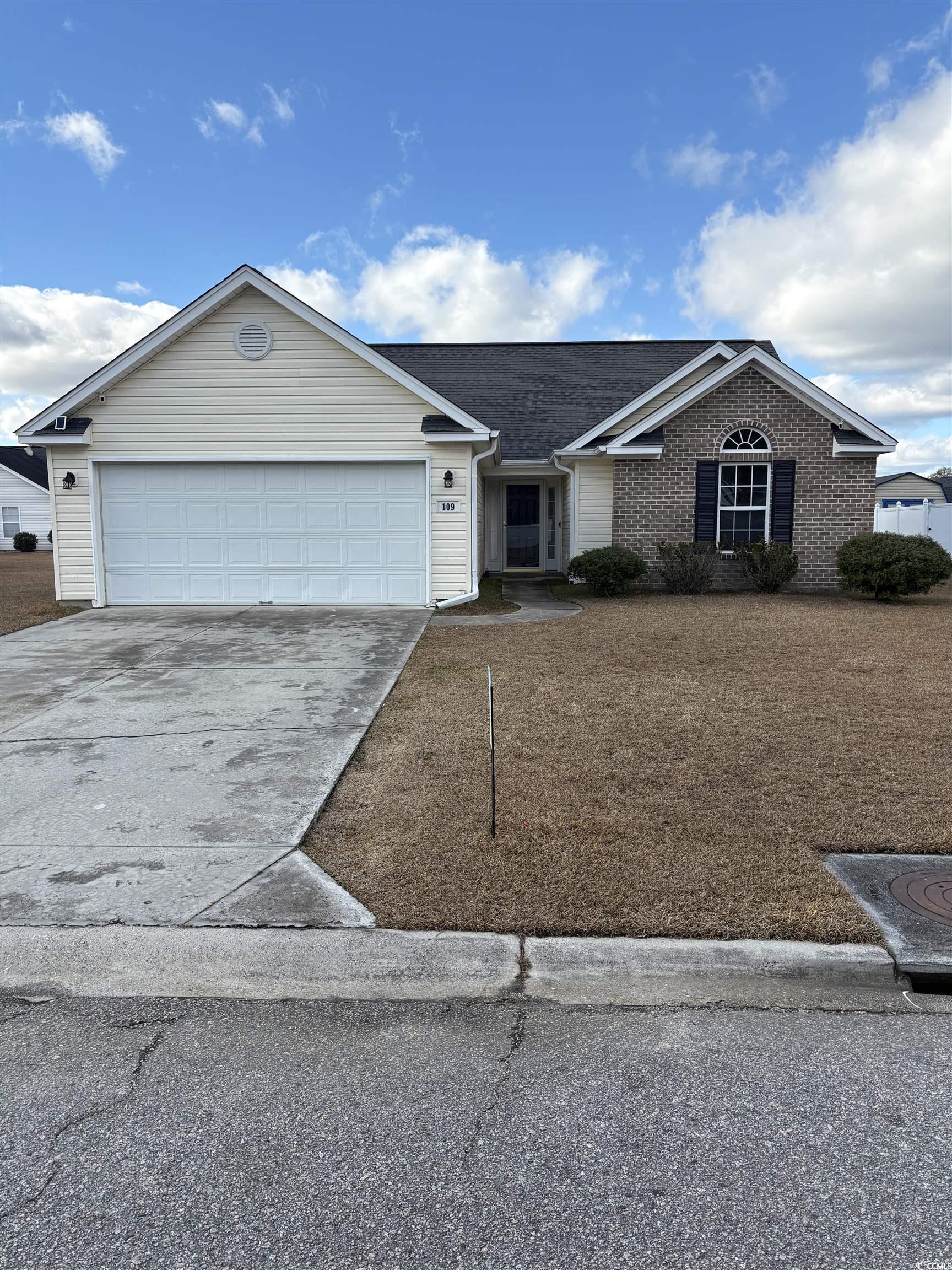 109 Governors Loop Myrtle Beach, SC 29588 - Photo 1 of 34 Ranch-style house featuring a garage