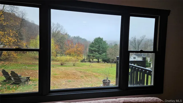 a view of sky from window