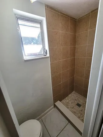 a bathroom with a toilet