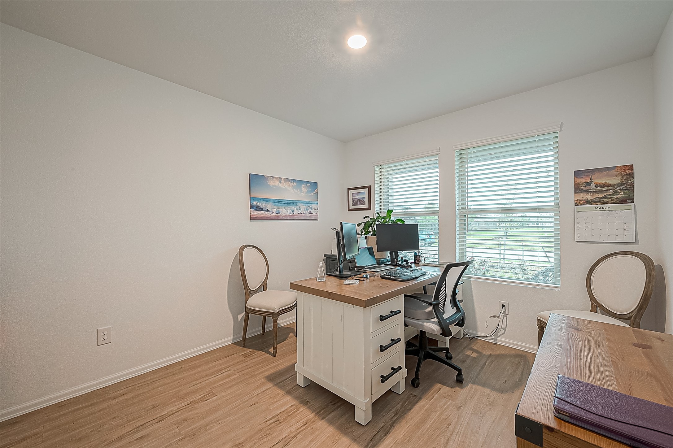 724 Cedar Gate Lane La Marque, TX 77568 - Photo 23 of 40 a view of a workspace with furniture and a window