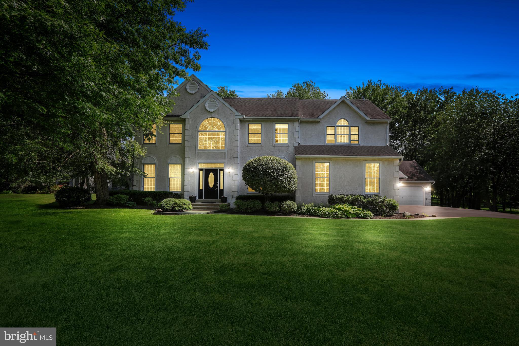 305 West Sandy Ridge Road Doylestown, PA 18901 - Photo 1 of 32 Twilight shot of front of home