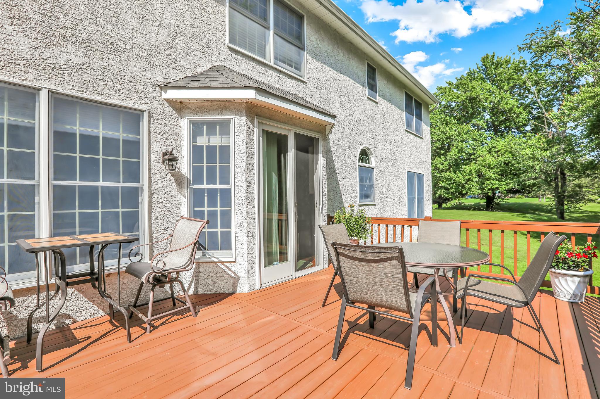 305 West Sandy Ridge Road Doylestown, PA 18901 - Photo 5 of 32 Back deck overlooking serene back yard