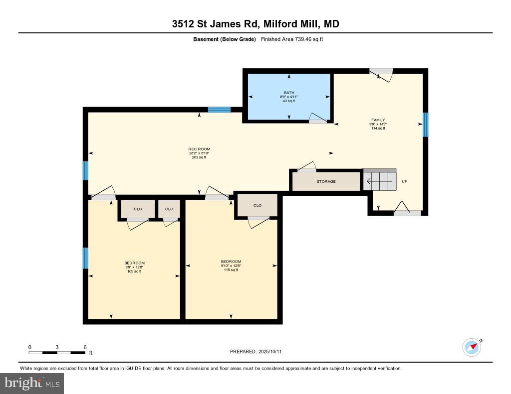 3512 St James Road Windsor Mill, MD 21244 - Photo 31 of 31 lower level floor plan