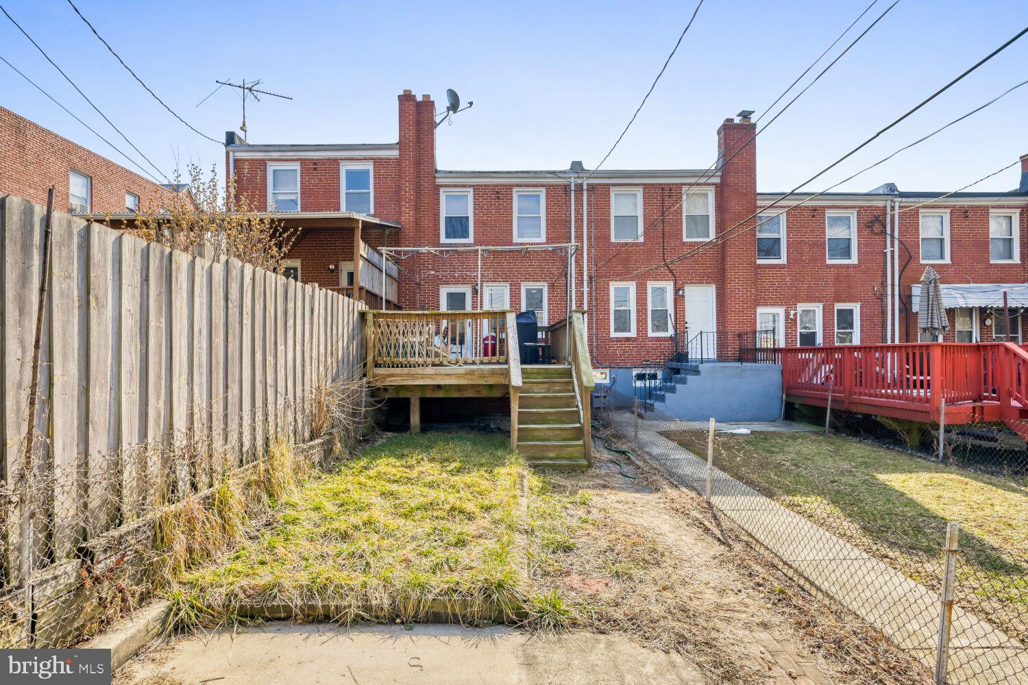 3650 Clarenell Road Baltimore, MD 21229 - Photo 17 of 19 House from backyard
