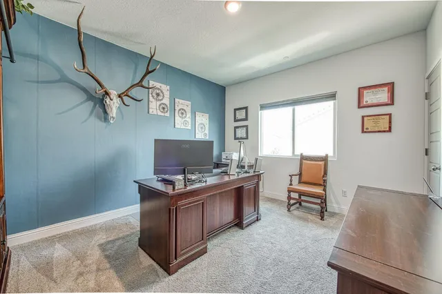 a view of a patio with couches and potted plants
