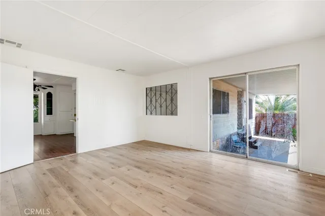 wooden floor in an empty room