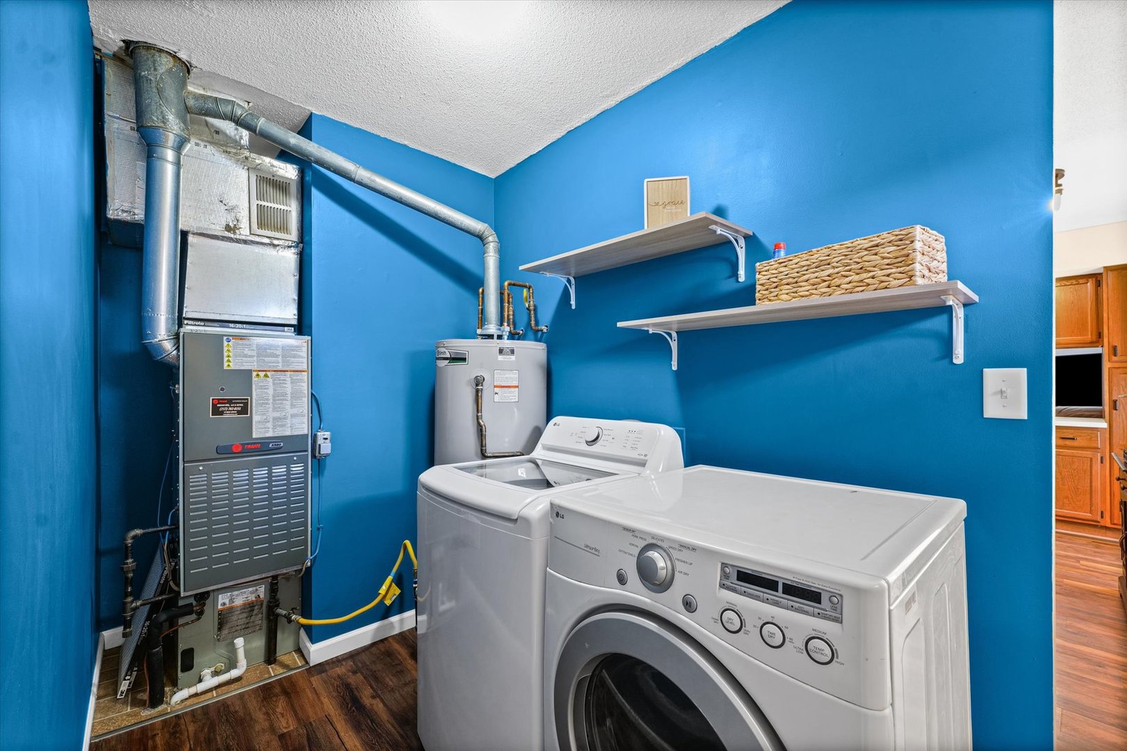 203 Valley Road Monticello, IL 61856 - Photo 21 of 25 a utility room with dryer and washer