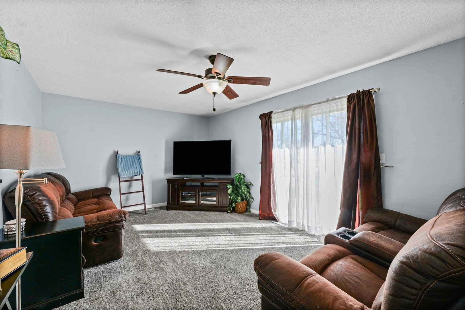 203 Valley Road Monticello, IL 61856 - Photo 5 of 25 a living room with furniture and a flat screen tv