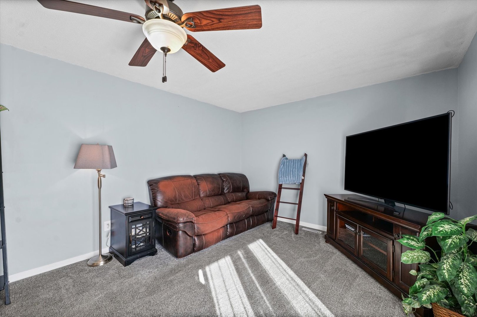 203 Valley Road Monticello, IL 61856 - Photo 6 of 25 a living room with furniture and a flat screen tv