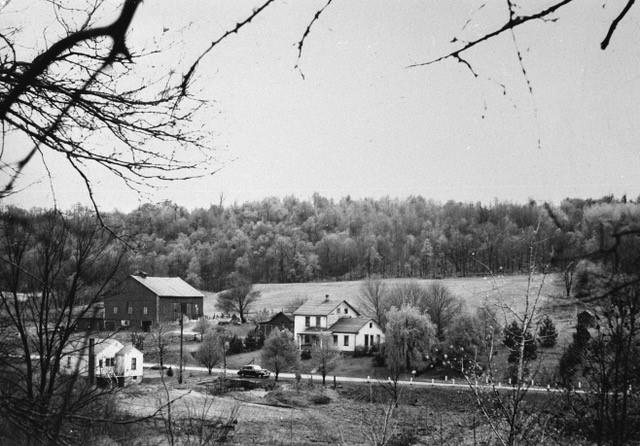 Lot 106-107 West Market Street Mercer, PA 16137 - Photo 14 of 15 a view of a town with mountains in the background