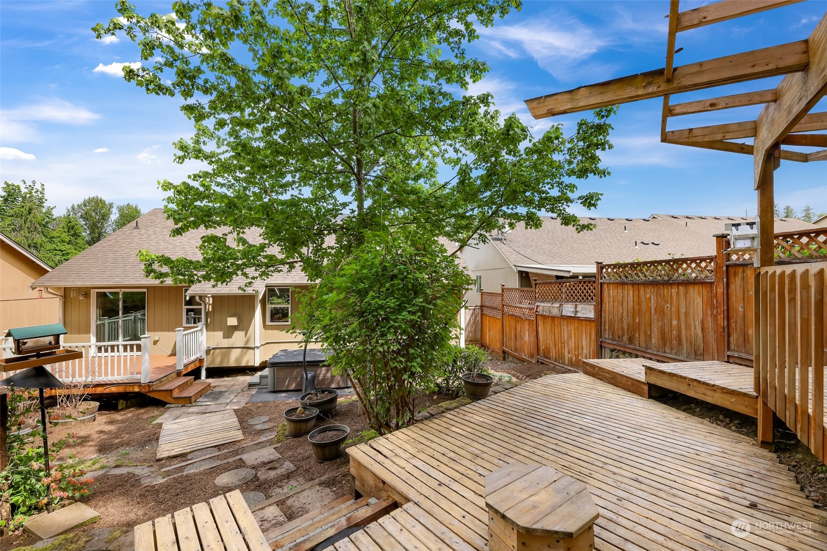 14423 Southeast 188 Way Renton, WA 98058 - Photo 37 of 40 a view of a backyard with sitting area