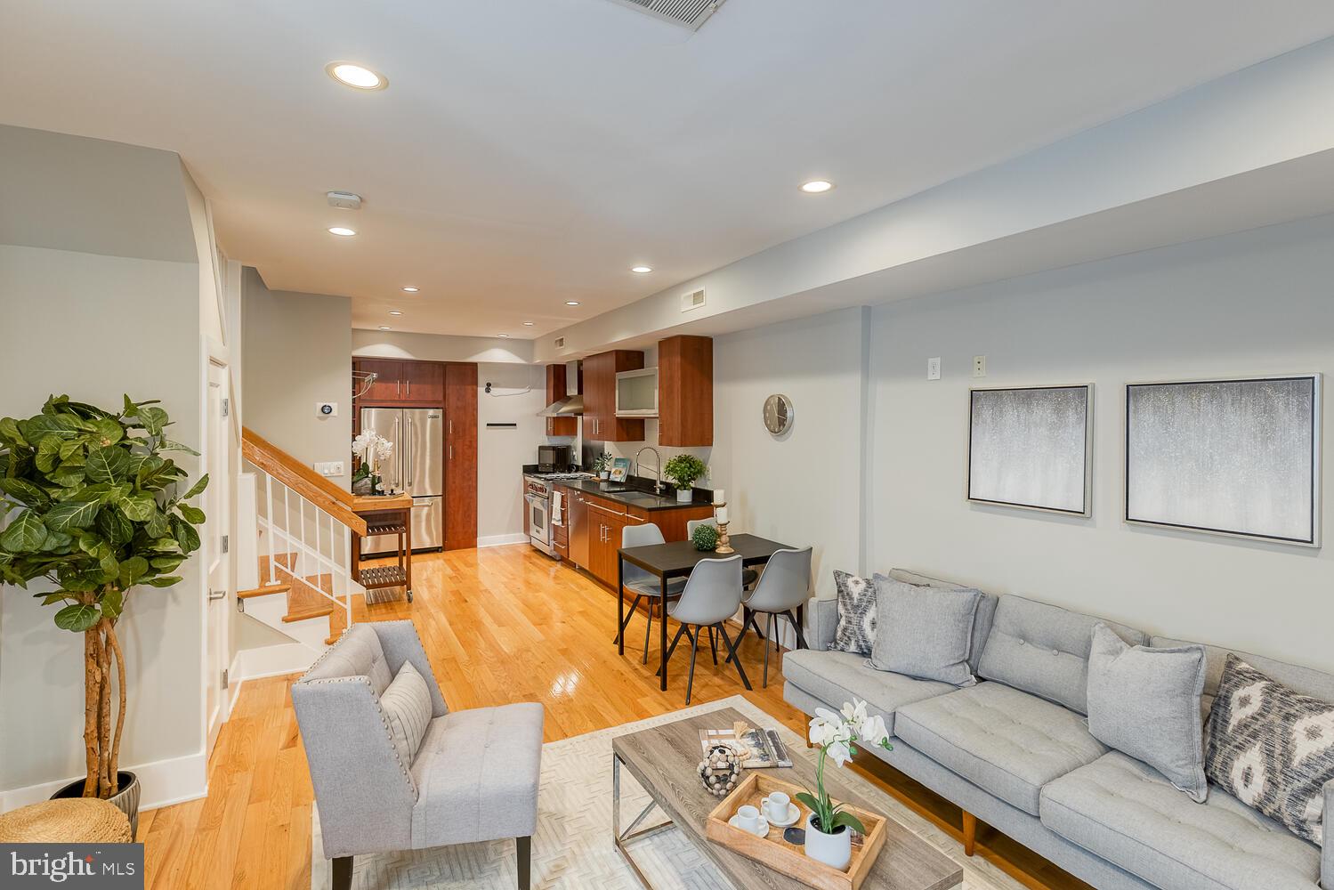 1806 Kalorama Road Northwest, Unit 1 Washington, DC 20009 - Photo 16 of 43 Light-filled main level living/dining room!