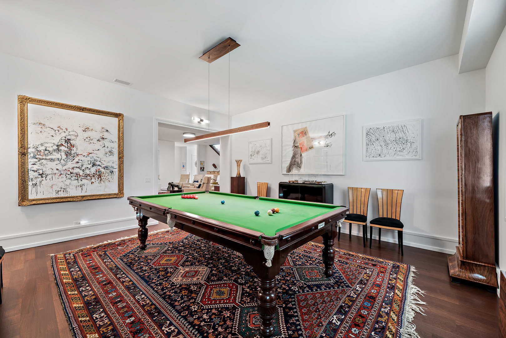 930 Lake Road Lake Forest, IL 60045 - Photo 32 of 51 a room with pool table and windows