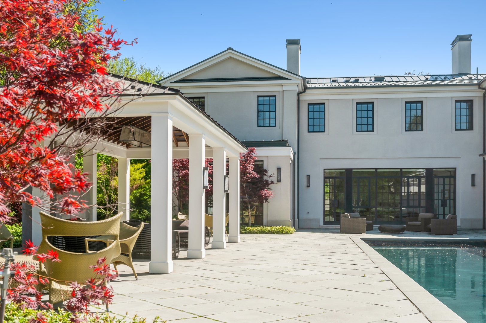930 Lake Road Lake Forest, IL 60045 - Photo 46 of 51 a front view of a house with a porch