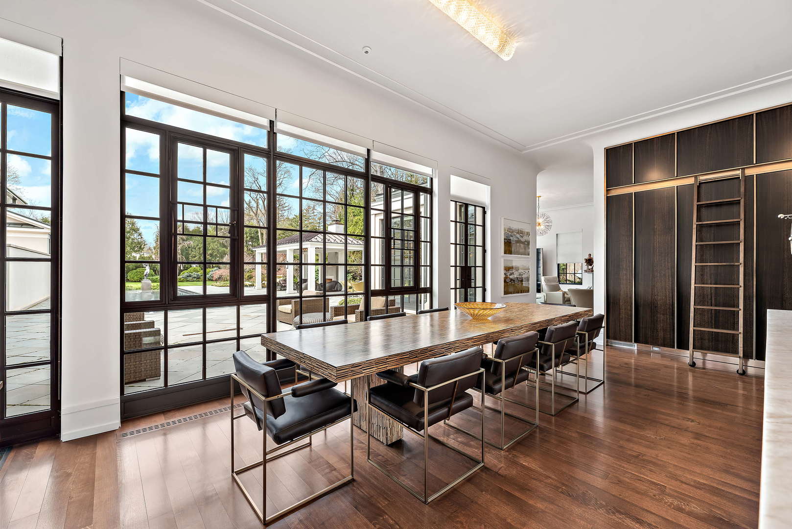 930 Lake Road Lake Forest, IL 60045 - Photo 10 of 51 a dining room with furniture and wooden floor