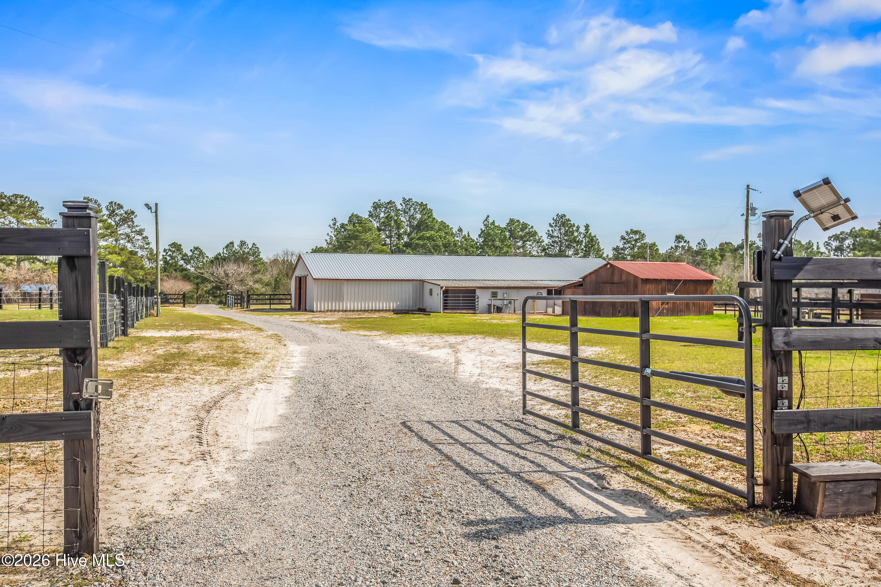 526 Springhill Church Road Hamlet, NC 28345 - Photo 61 of 82 Second automatic gated entrance near the home