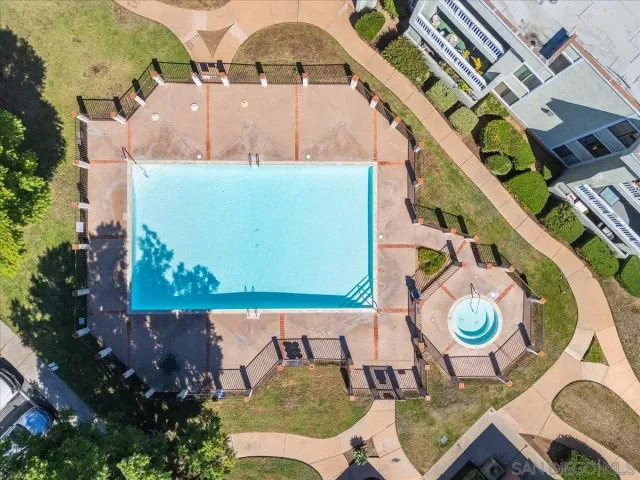 a view of a city & tall buildings