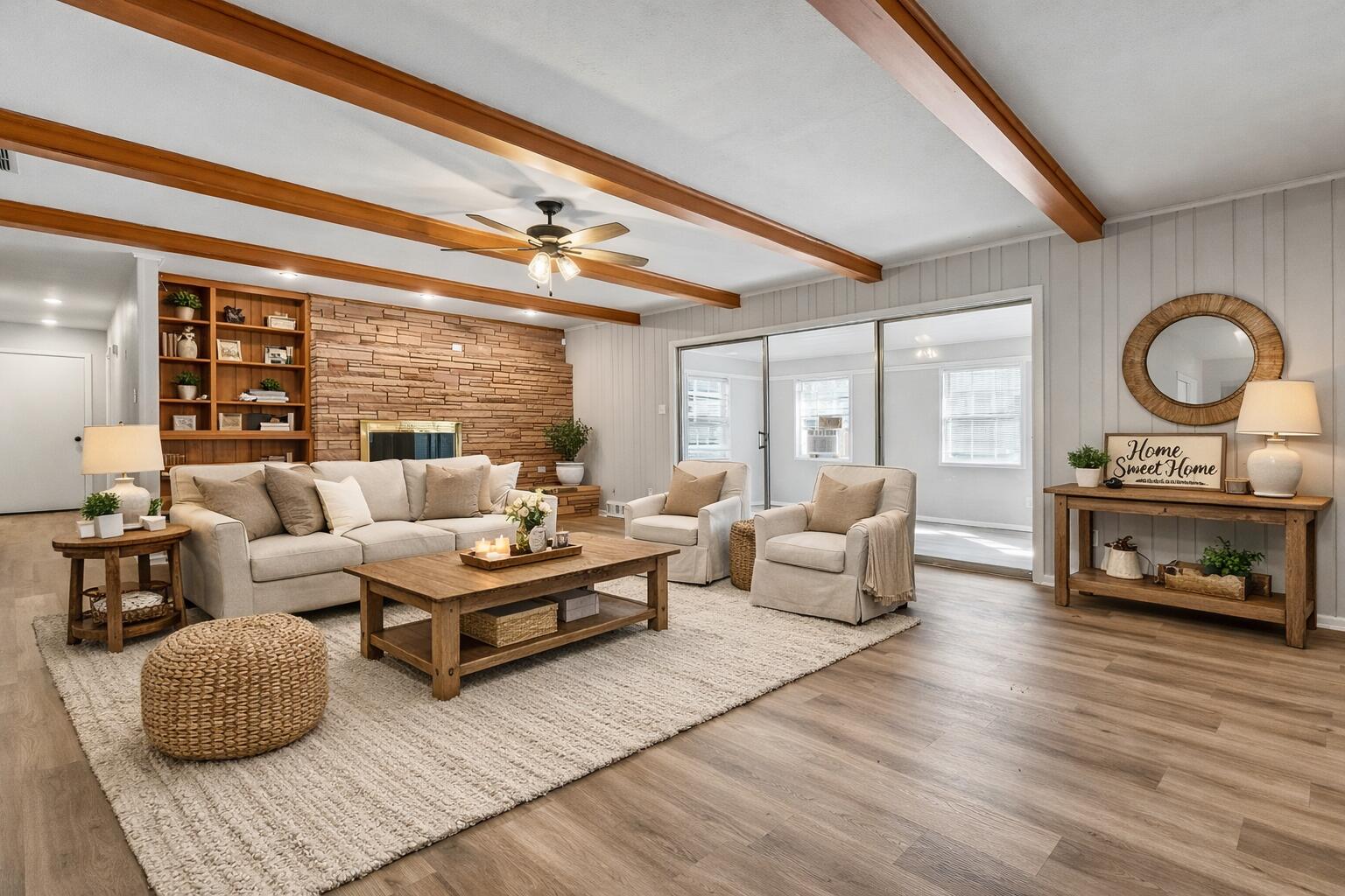 3405 46th Street Lubbock, TX 79413 - Photo 6 of 34 Cozy farmhouse living room design