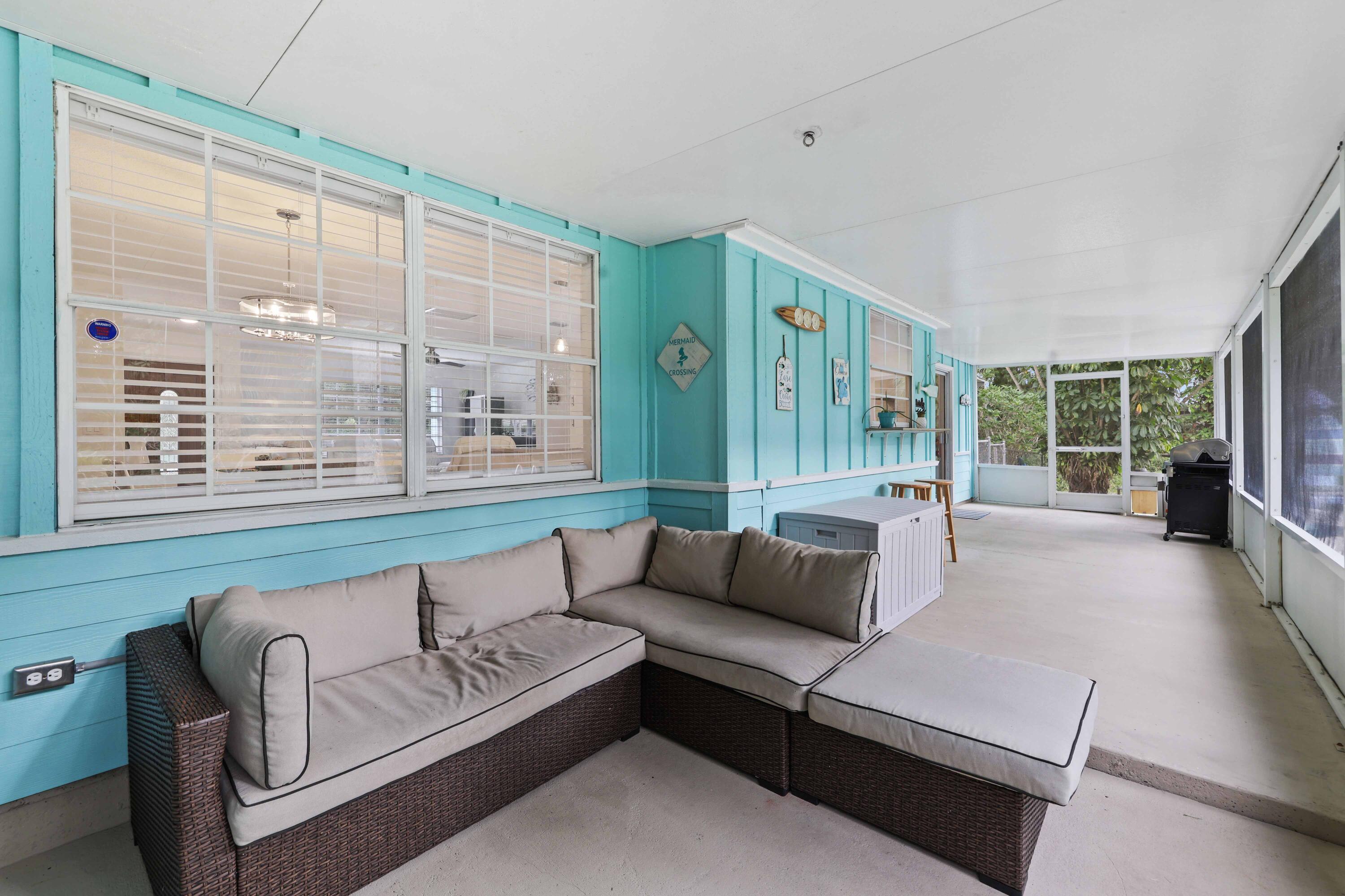 5554 Hibiscus Road Jupiter, FL 33458 - Photo 40 of 66 Screened in Patio (Dining Room Window)