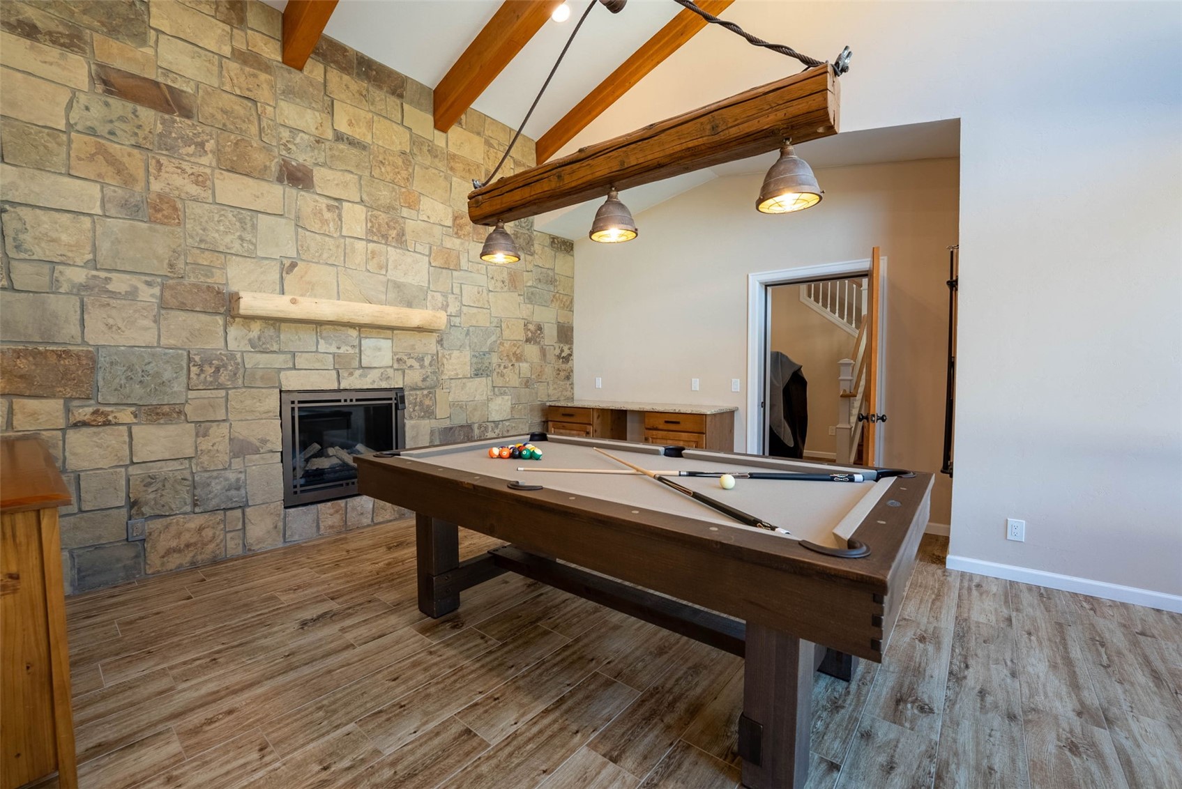 1227 Edgewood Road Alma, CO 80420 - Photo 11 of 40 a view of a workspace with furniture and wooden floor