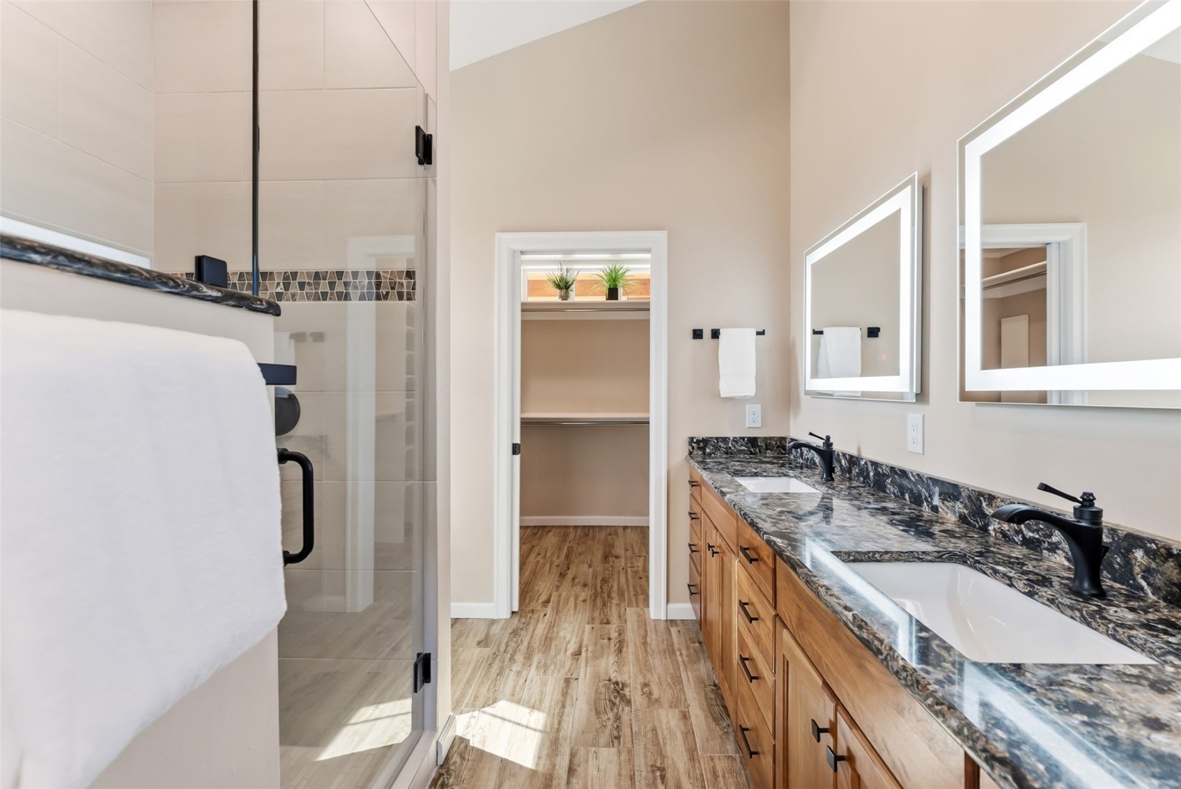 1227 Edgewood Road Alma, CO 80420 - Photo 14 of 40 a bathroom with a sink double vanity and a tub