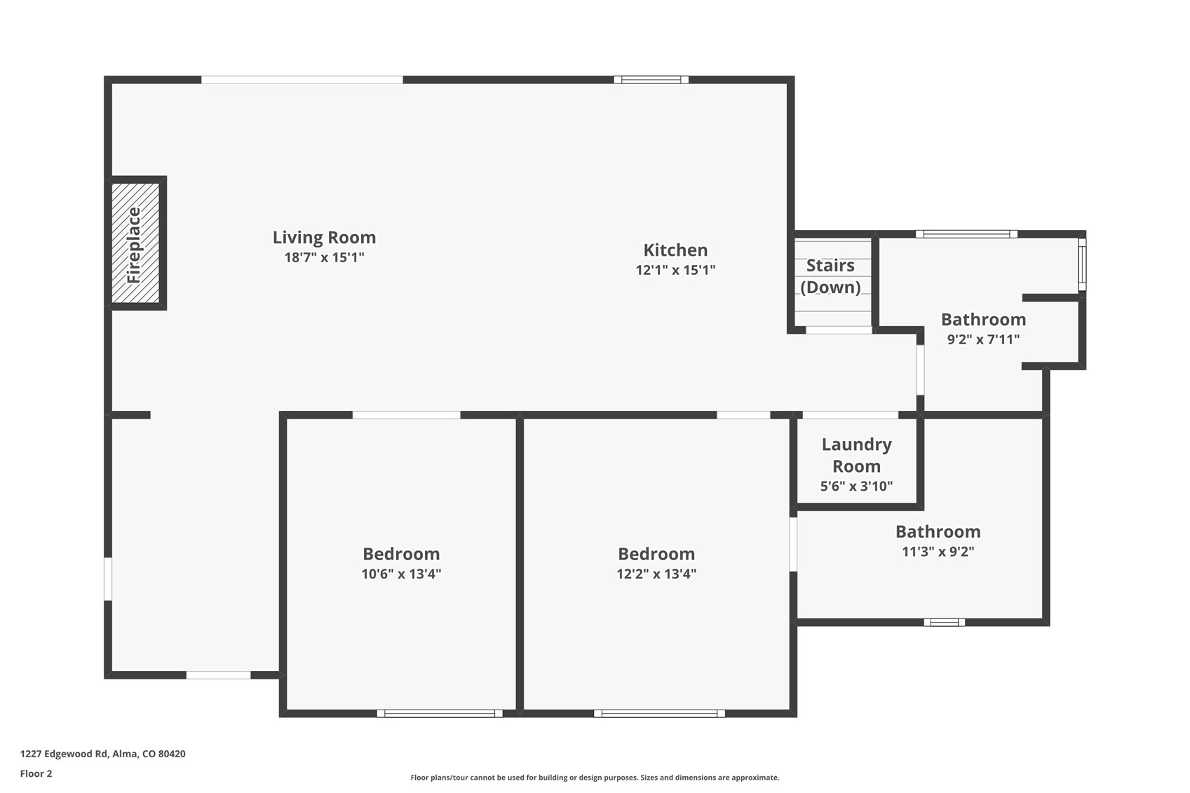 1227 Edgewood Road Alma, CO 80420 - Photo 40 of 40 a picture of a floor plan
