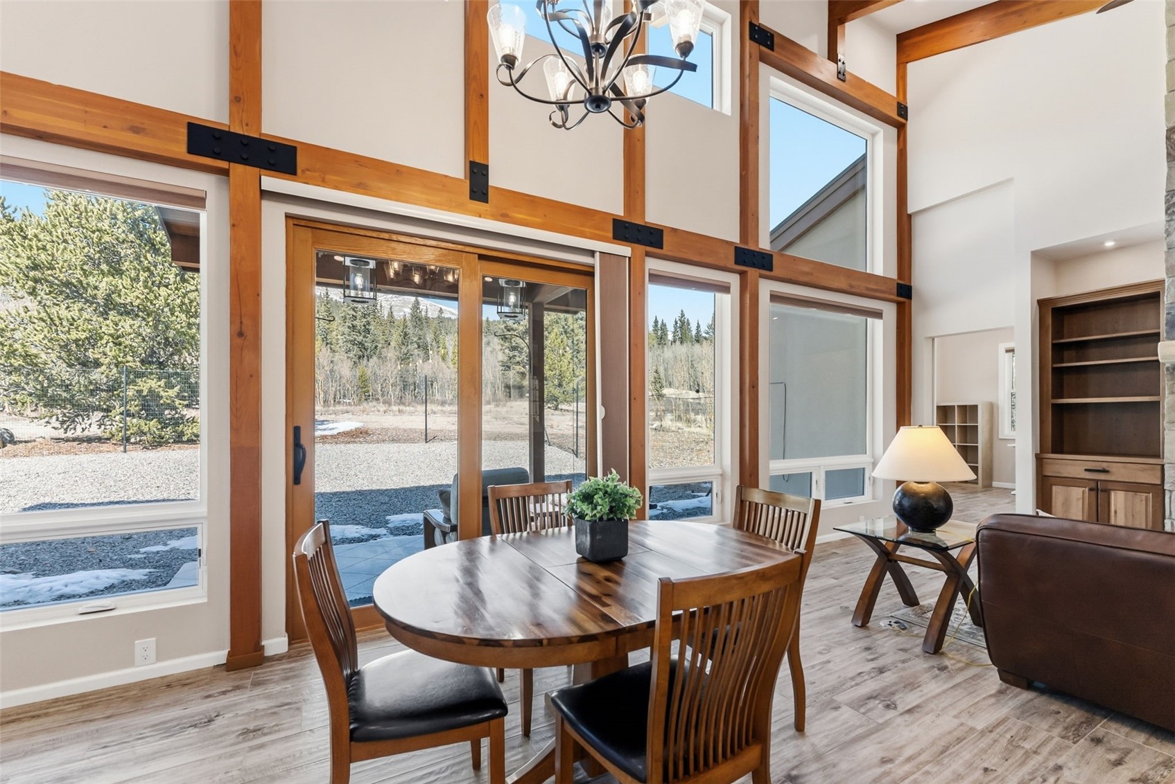 1227 Edgewood Road Alma, CO 80420 - Photo 5 of 39 Main House with Mt Bross Views from the Living room
