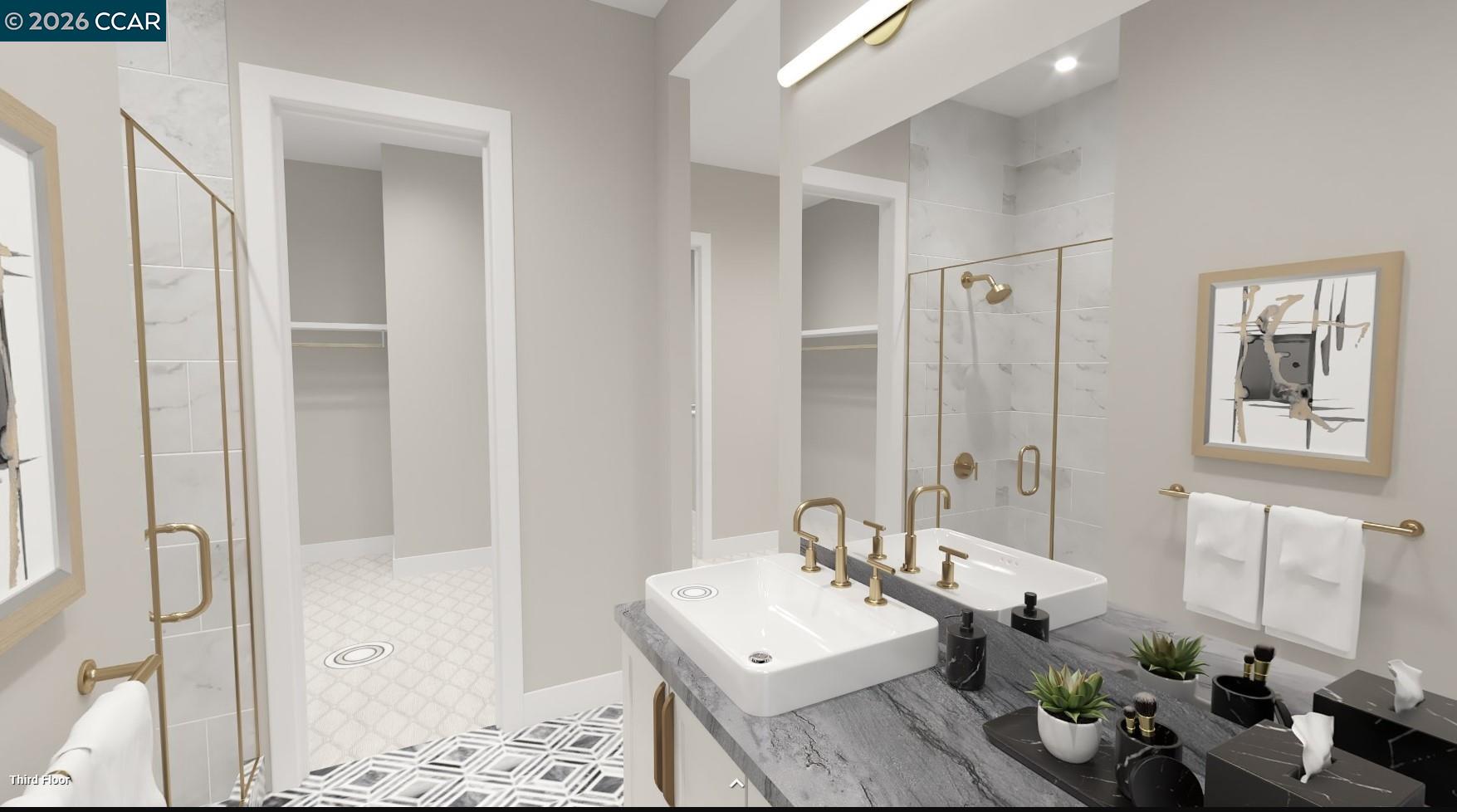 646 South Main Street Milpitas, CA 95035 - Photo 10 of 17 a bathroom with a sink mirror and vanity