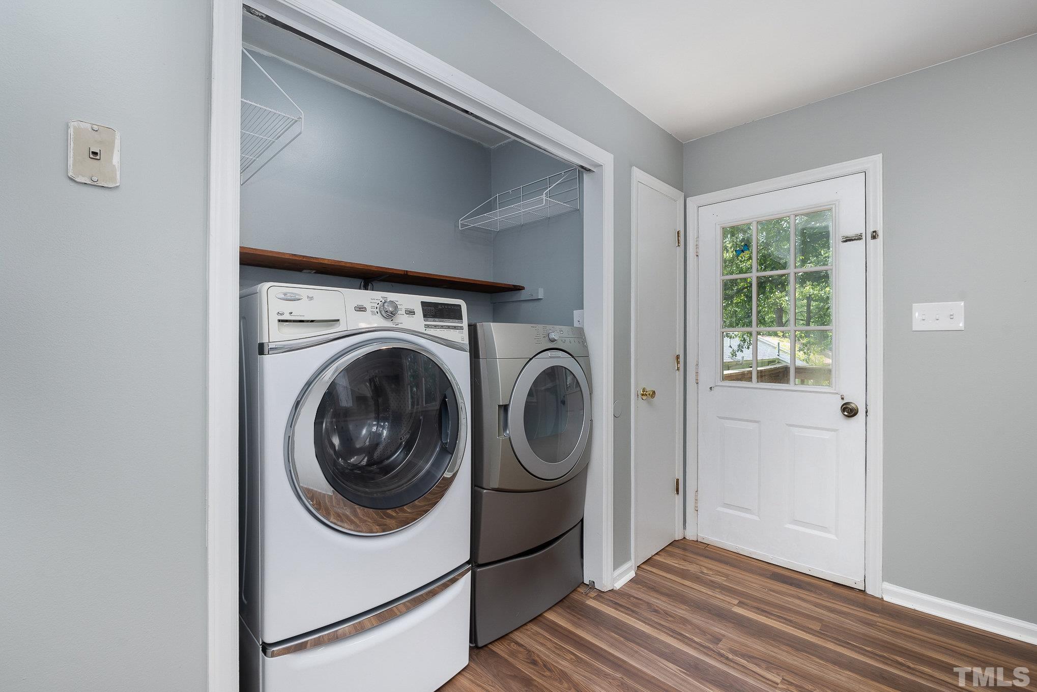 2411 Wade Hampton Road Hillsborough, NC 27278 - Photo 17 of 21 a utility room with dryer and washer