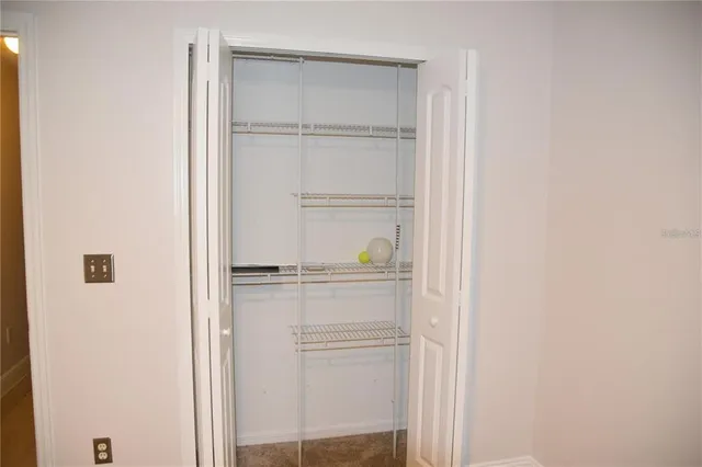 a room with storage and utility