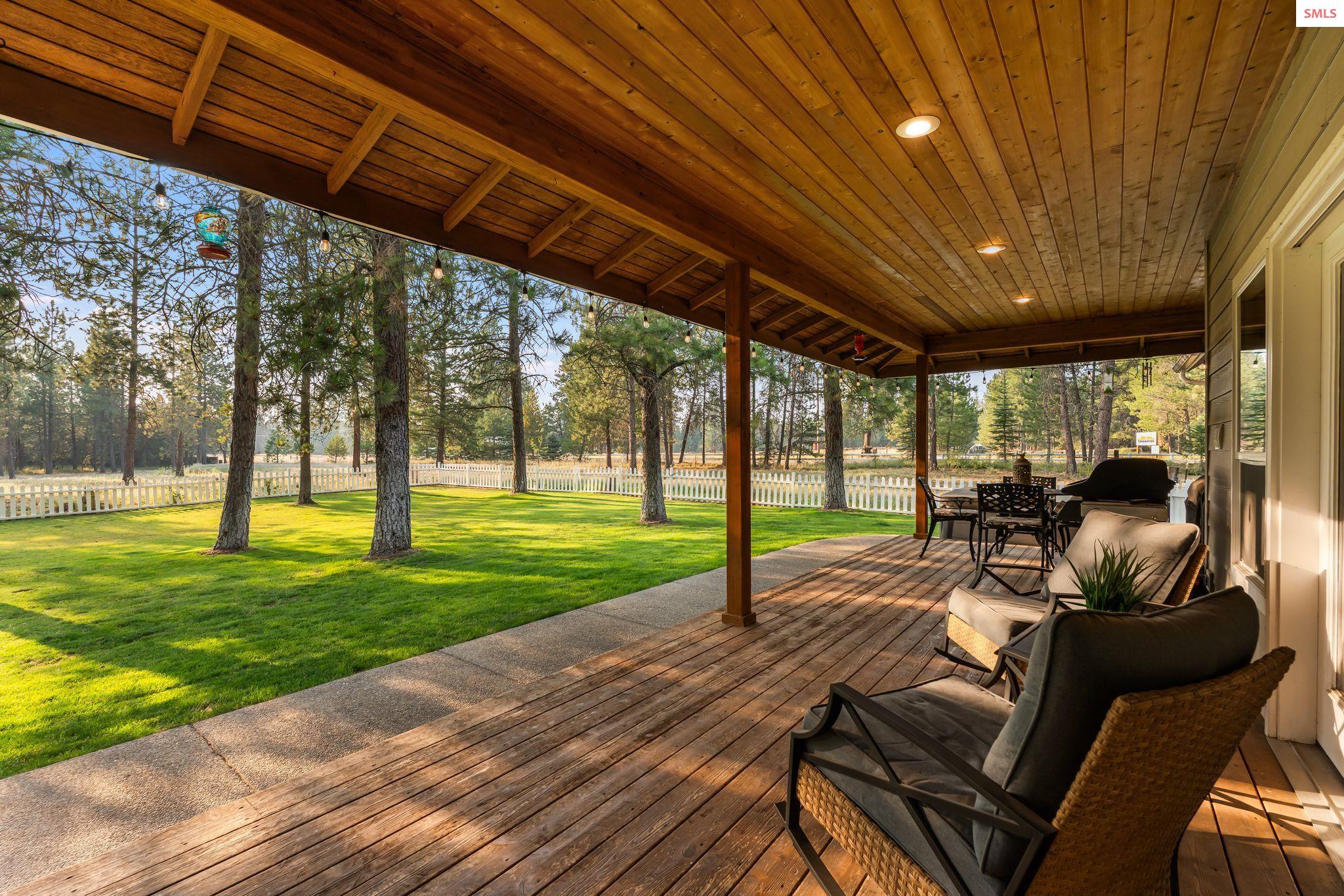 31957 North Wester Ranch Road Athol, ID 83801 - Photo 39 of 66 Tonge and Groove patio cover