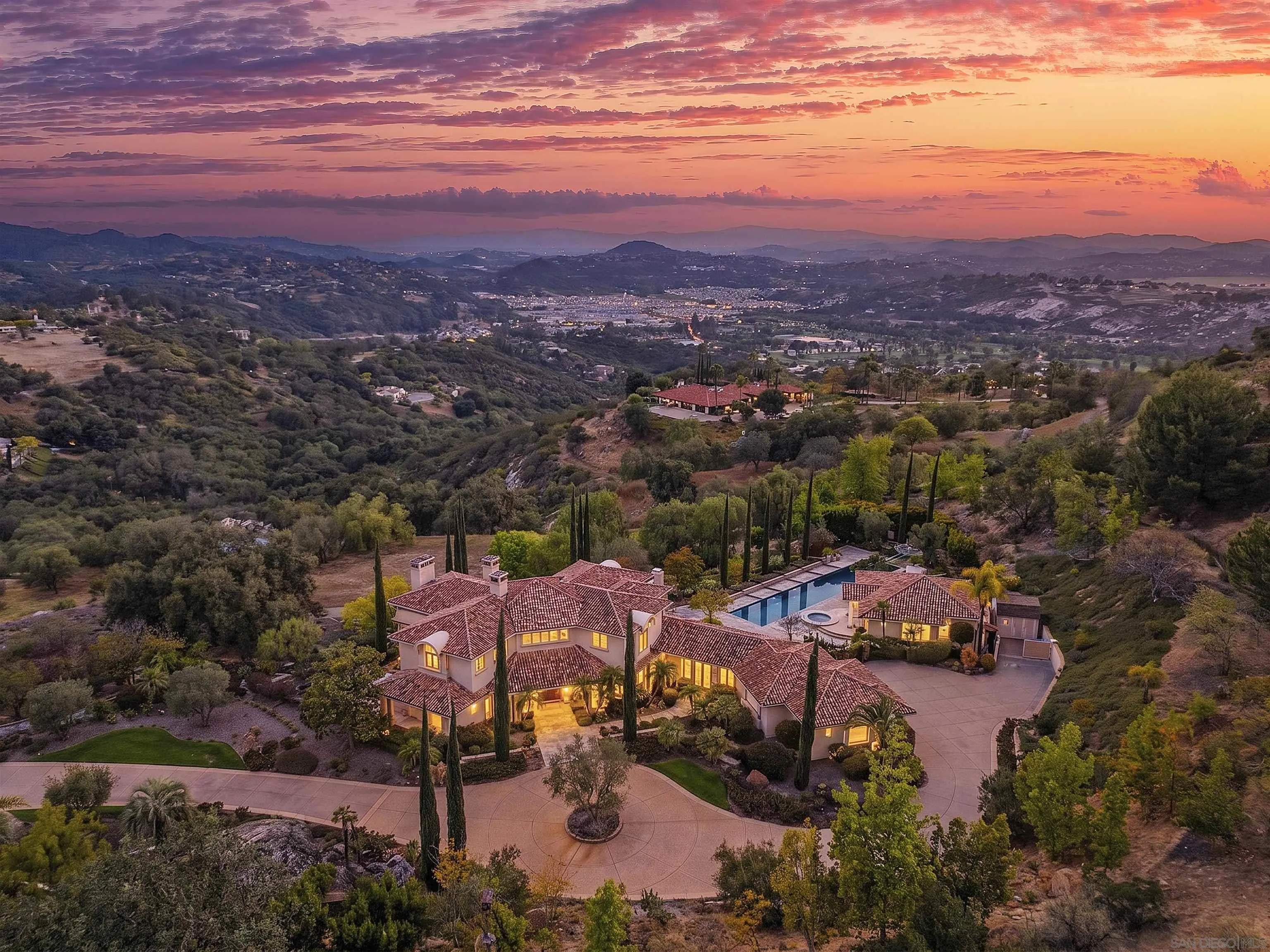 14440 Ridge Ranch Road Valley Center, CA 92082 - Photo 12 of 73 an aerial view of residential houses with outdoor space