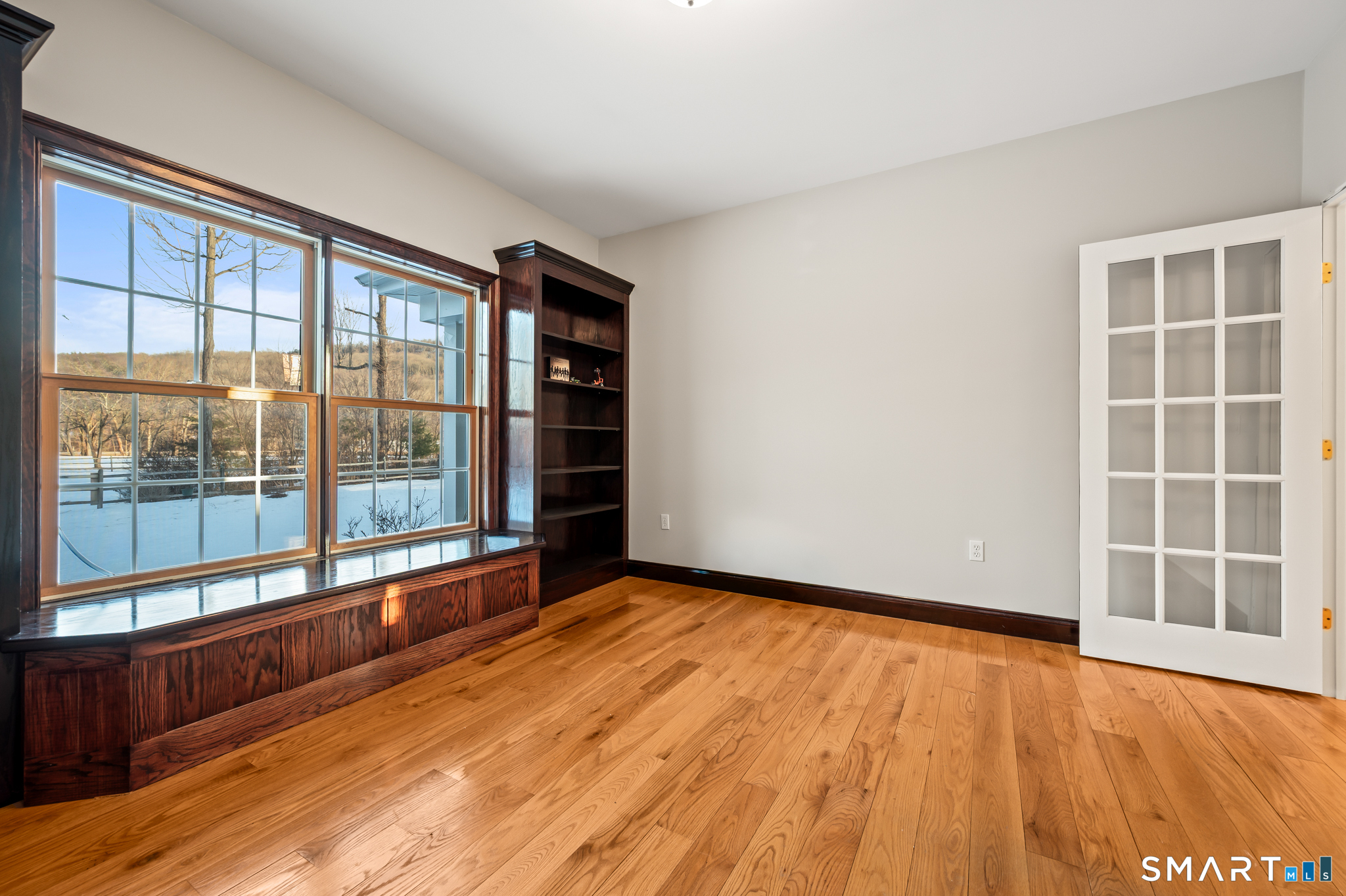 180 River Road Hamden, CT 06518 - Photo 15 of 28 Office Features Built-In Shelves and View of Sleeping Giant