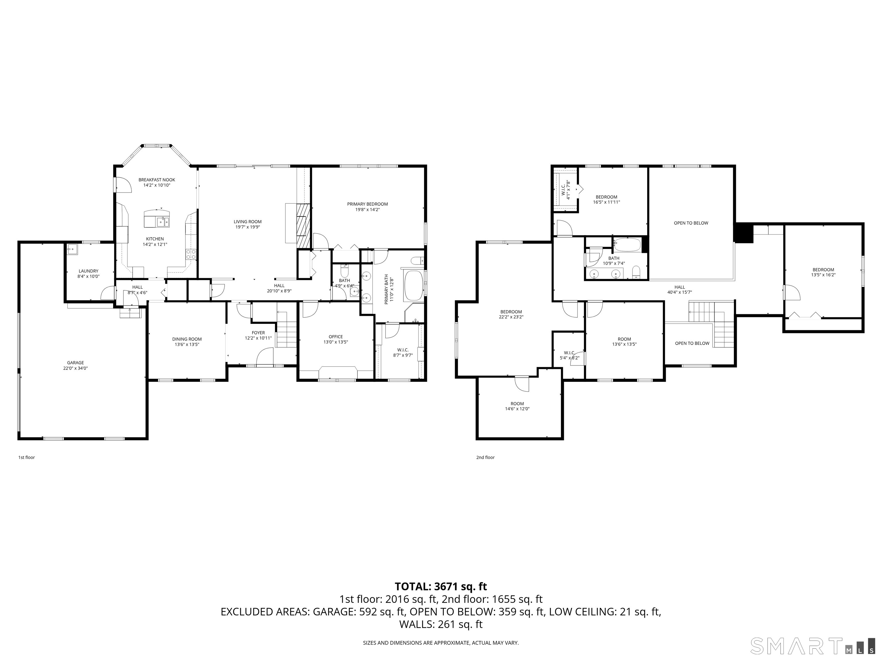 180 River Road Hamden, CT 06518 - Photo 28 of 28 Combined Floorplan - Over 3500 sq ft of Living Space